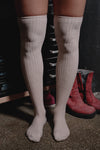 BASERANGE cotton sports knee socks KOK bare color